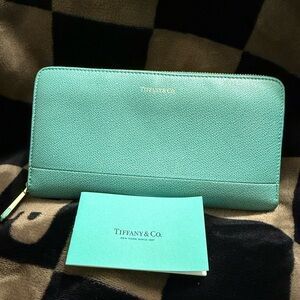 Tiffany & Co. Teal Wallet